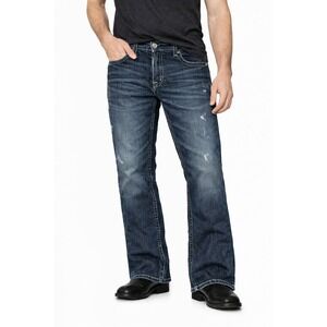 Big Star Men's Orion Slim Boot Jeans Size 32R Dark Wash Vintage